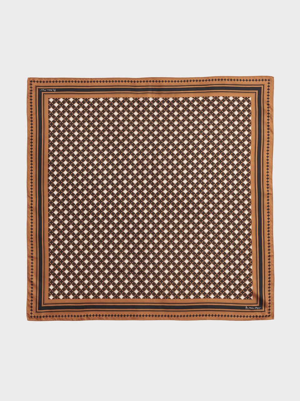 Carrey Silk Scarf - Black