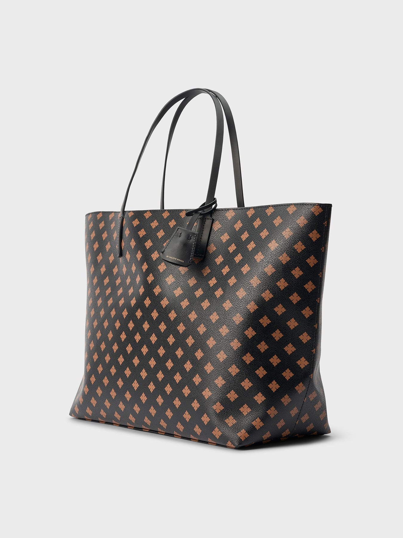 Abi Tote - Black Flower Print