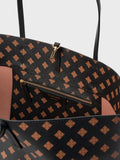 Abi Tote - Black Flower Print
