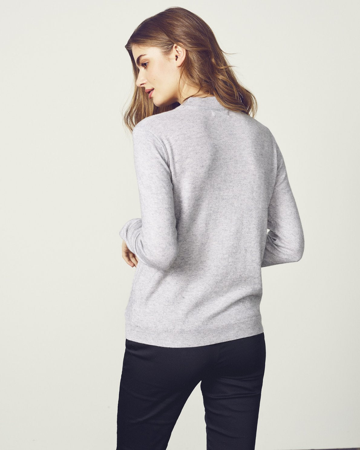 Jazee Cashwool R Pullover - LGM - Moss Copenhagen - Gensere - VILLOID.no