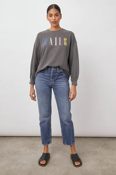 Rails Signature Sweatshirt - Vintage Black Rails