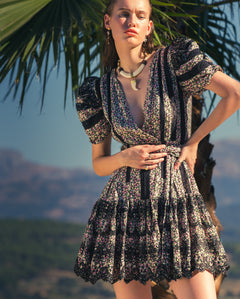 Shanni Dress - Black Print