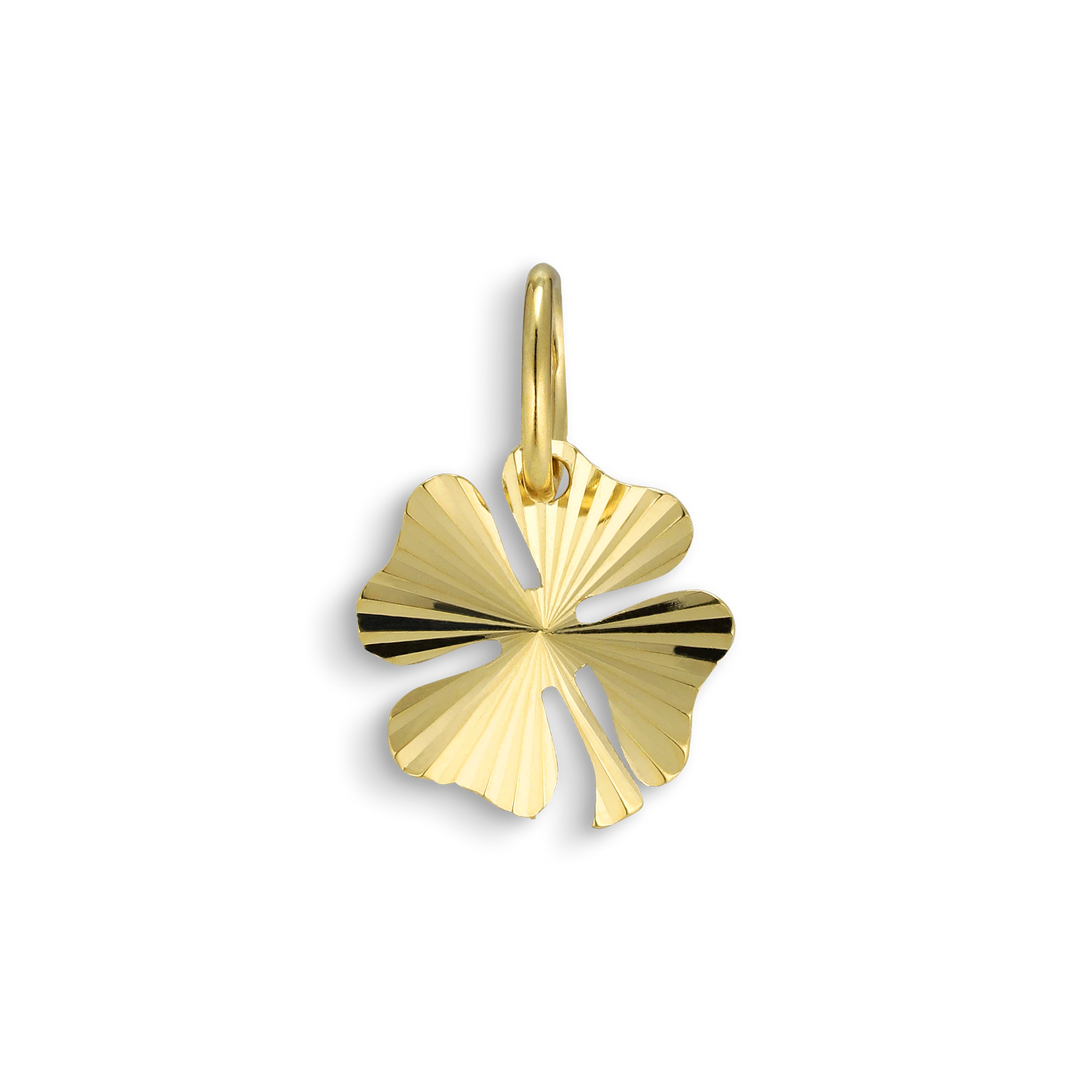 Reflection Clover Pendant - Gold