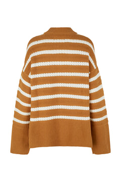 Raili Crew Neck 12923 - Brown Sugar