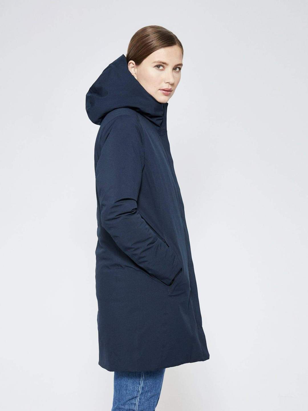 Women Coat - Navy - Scandinavian Edition - Jakker - VILLOID.no