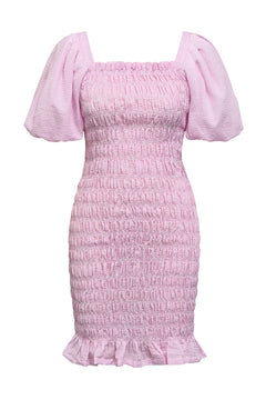 Rikko Stripe Dress - Rose
