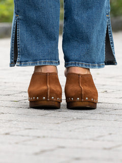 Clogs Alti - Suede Brown