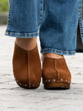 Clogs Alti - Suede Brown