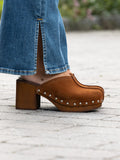 Clogs Alti - Suede Brown