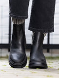 Lorena Warm Leather Boot - Black