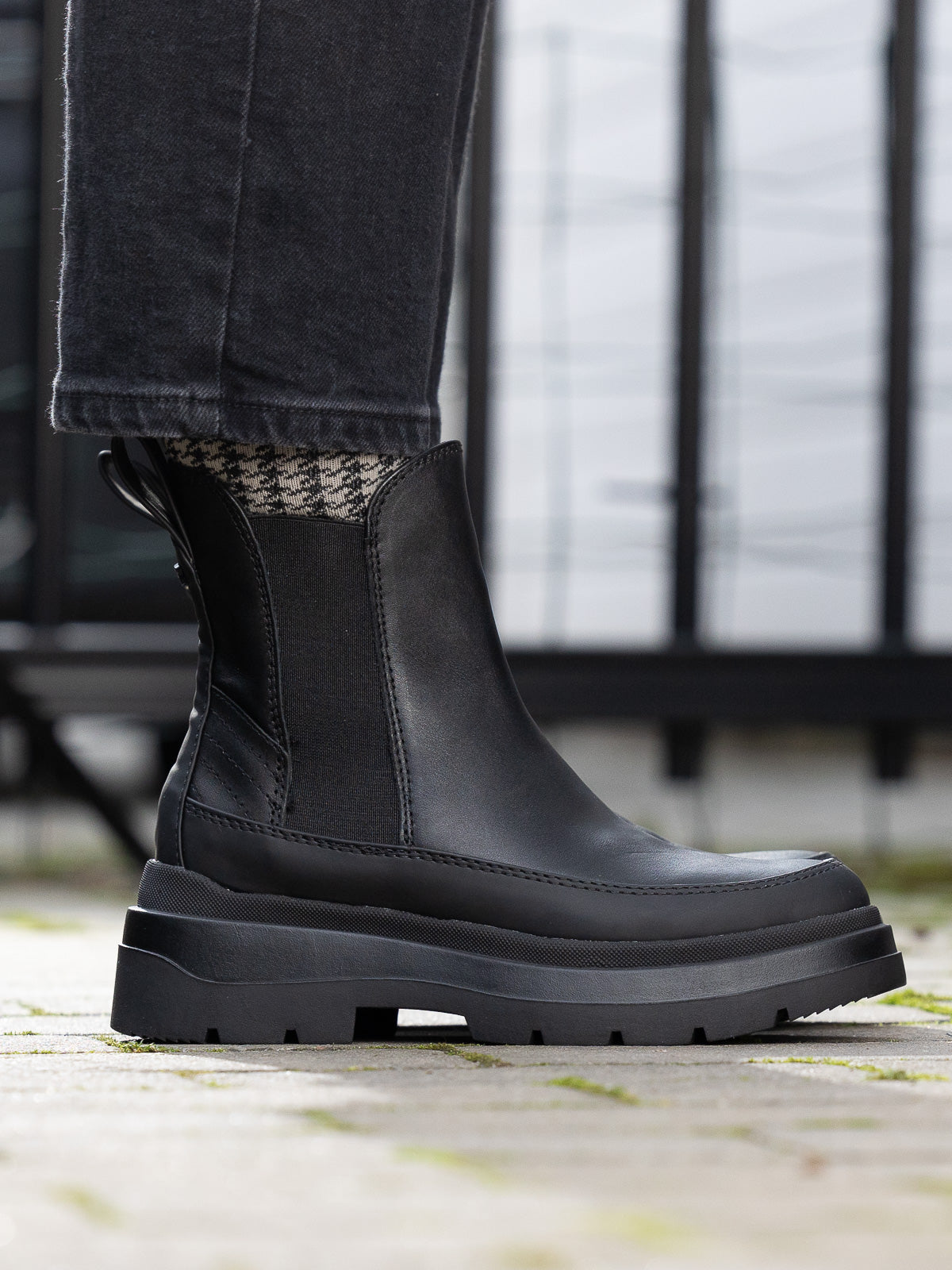 Lorena Warm Leather Boot - Black