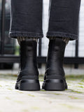 Lorena Warm Leather Boot - Black