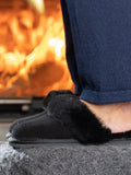 Sheepskin Slipper -  Black