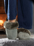 Sheepskin Slipper - Green