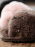 Crossy Sheepskin - Brown