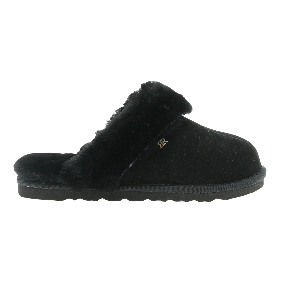 Sheepskin Slipper -  Black