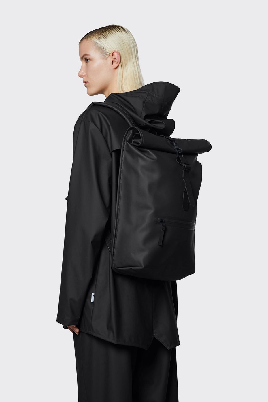 Rolltop Rucksack - Black