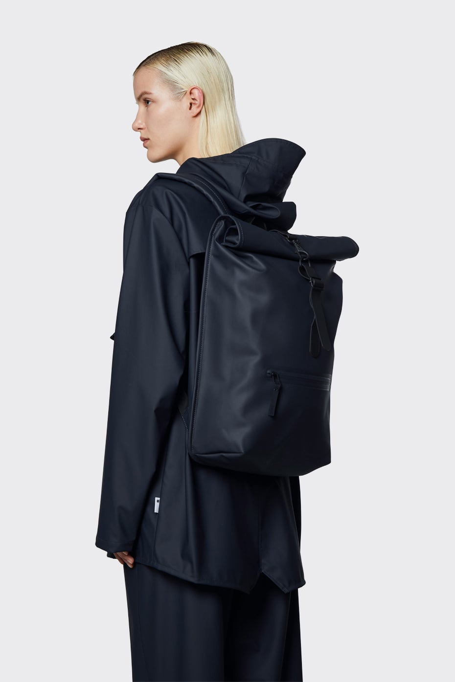 Rolltop Rucksack - Navy