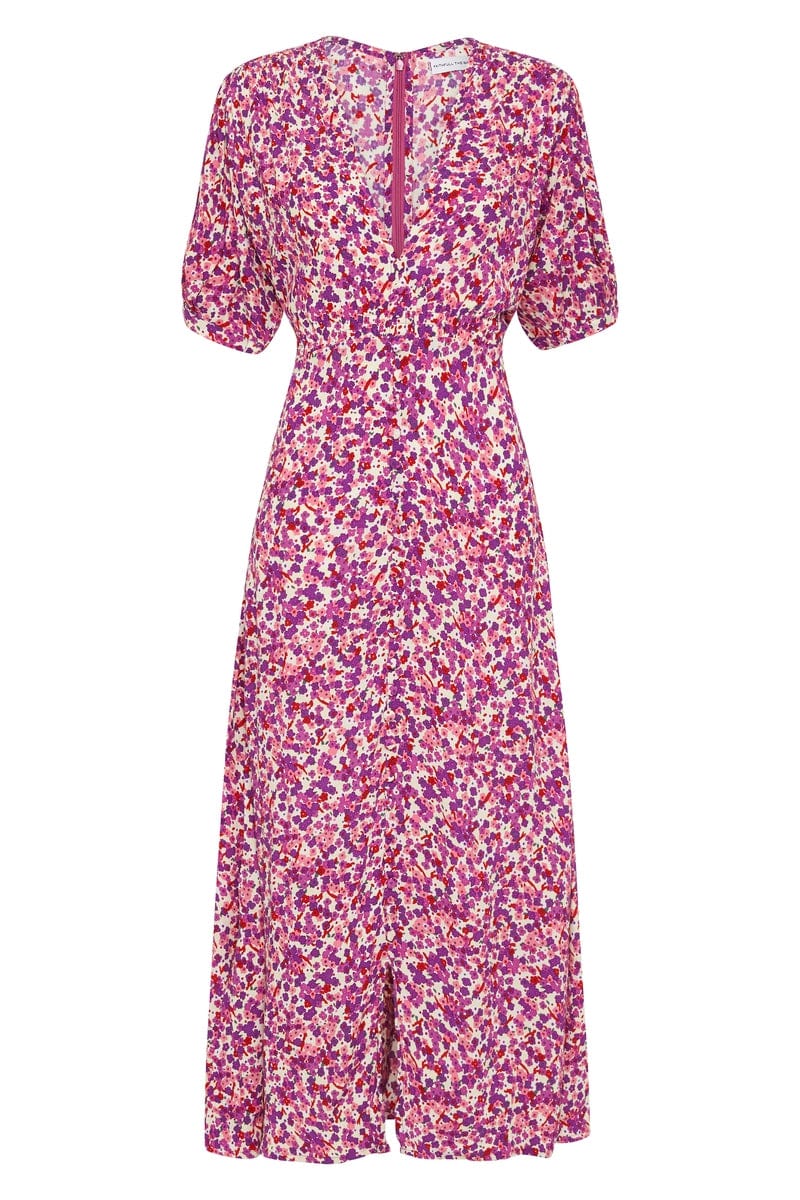Bellavista Midi Dress - Lou Floral Print Violet