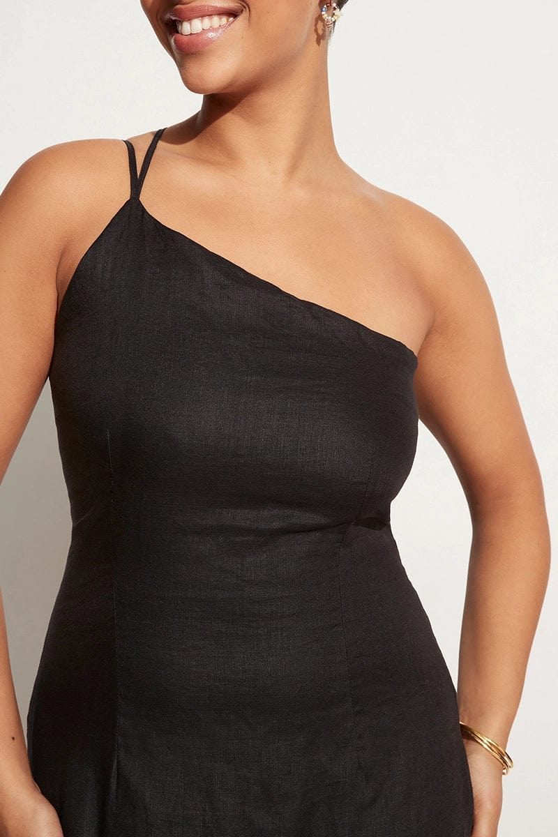Soko Midi Dress - Black