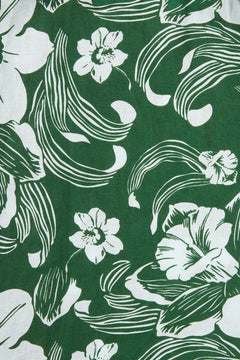 Alexandre Midi Dress - Camara Floral Print-Green