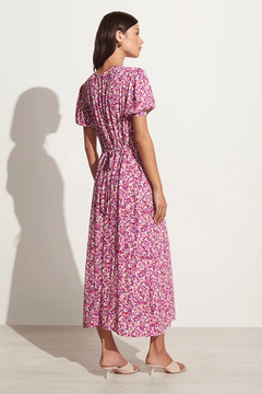 Bellavista Midi Dress - Lou Floral Print Violet