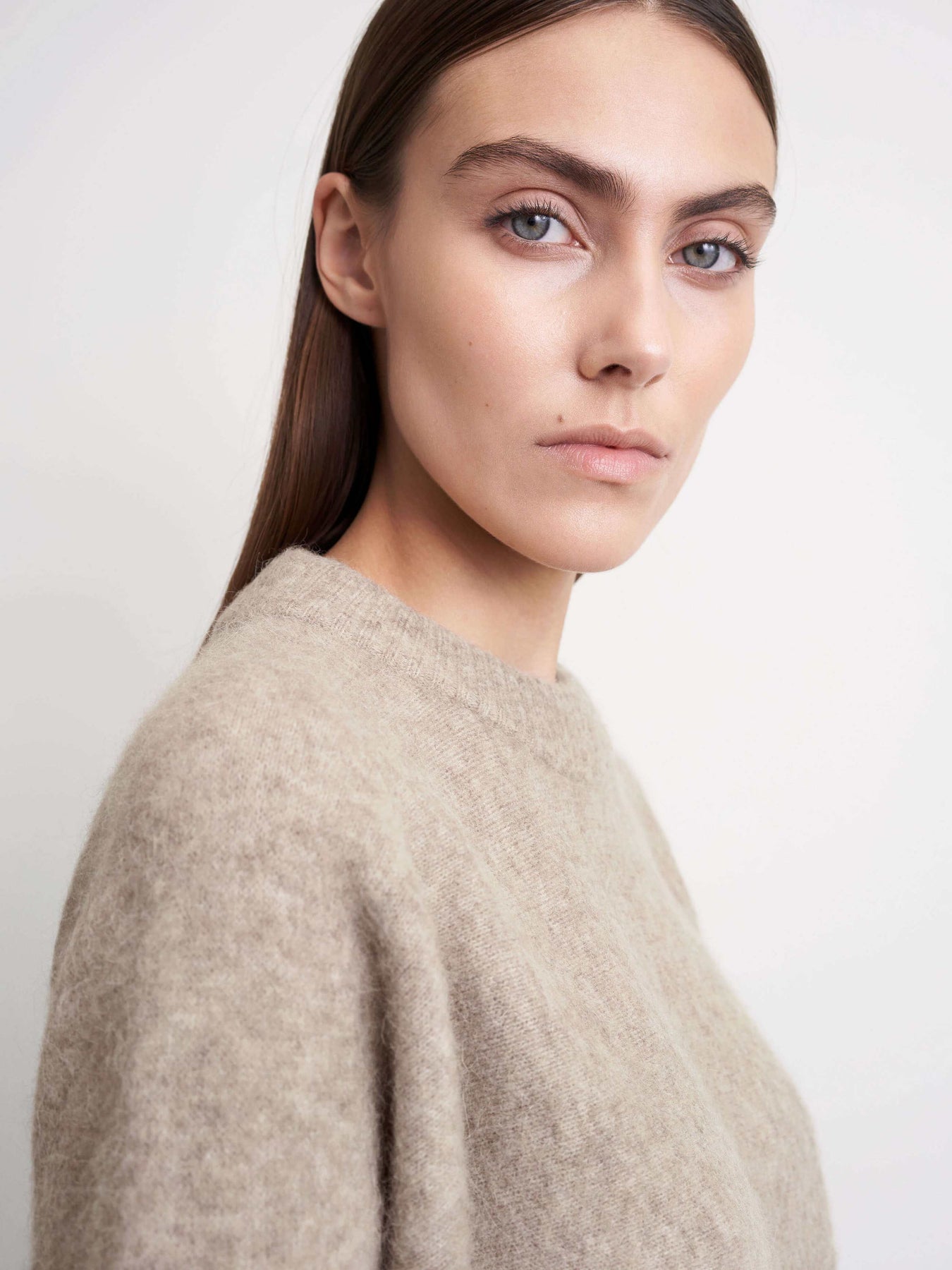 Gwynn A Pullover - Beige Melange