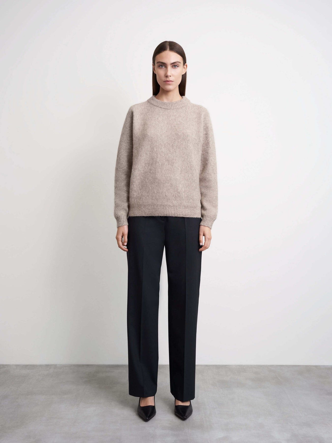 Gwynn A Pullover - Beige Melange