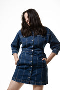 Sadie Dress - Dark Blue