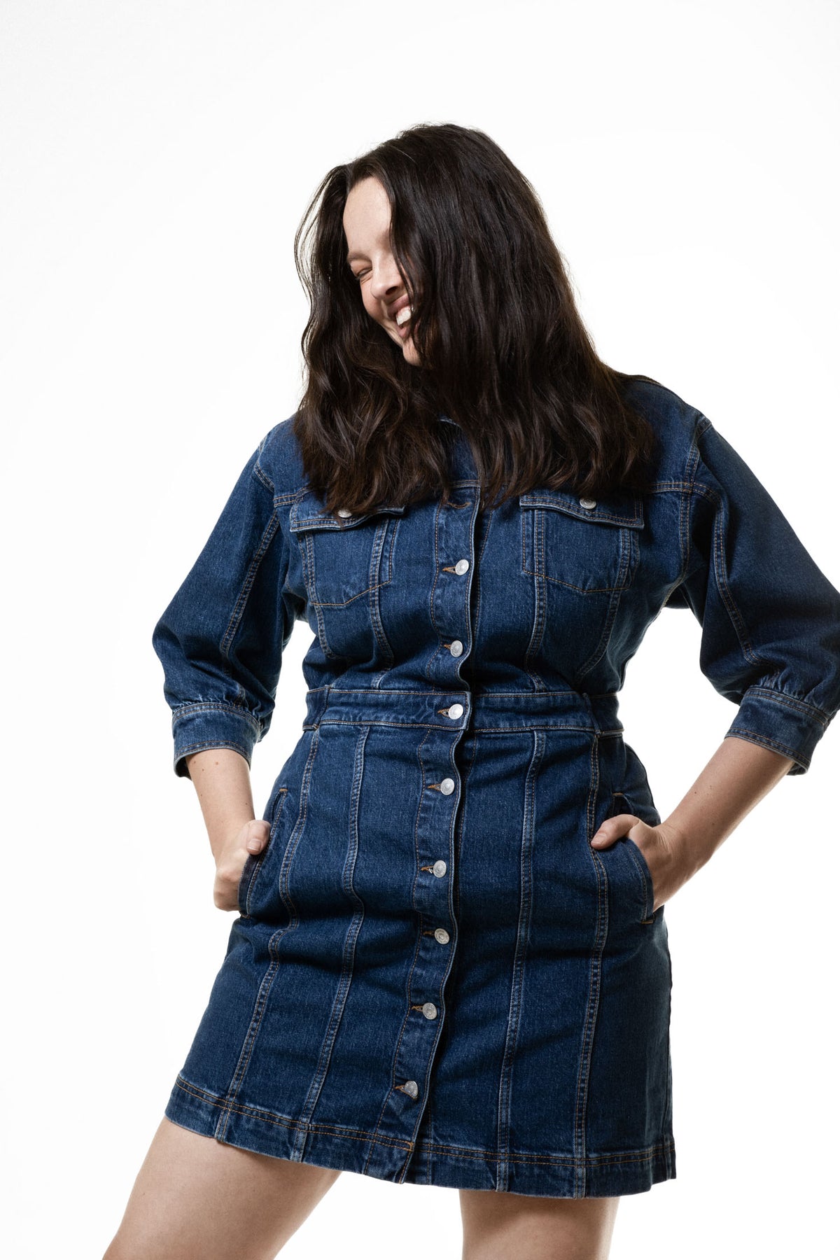 Sadie Dress - Dark Blue