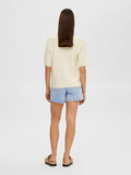 Agnes 2/4 Half Zip Knit EX - Birch