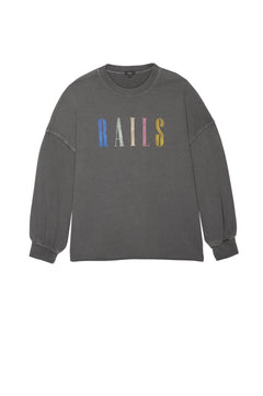 Rails Signature Sweatshirt - Vintage Black Rails