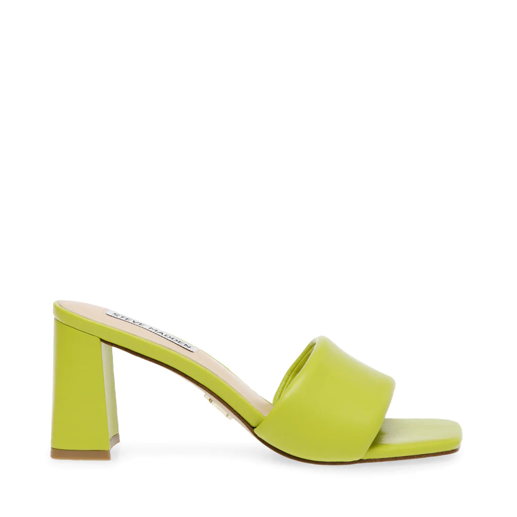 Lovebird Sandal - Neon Lime