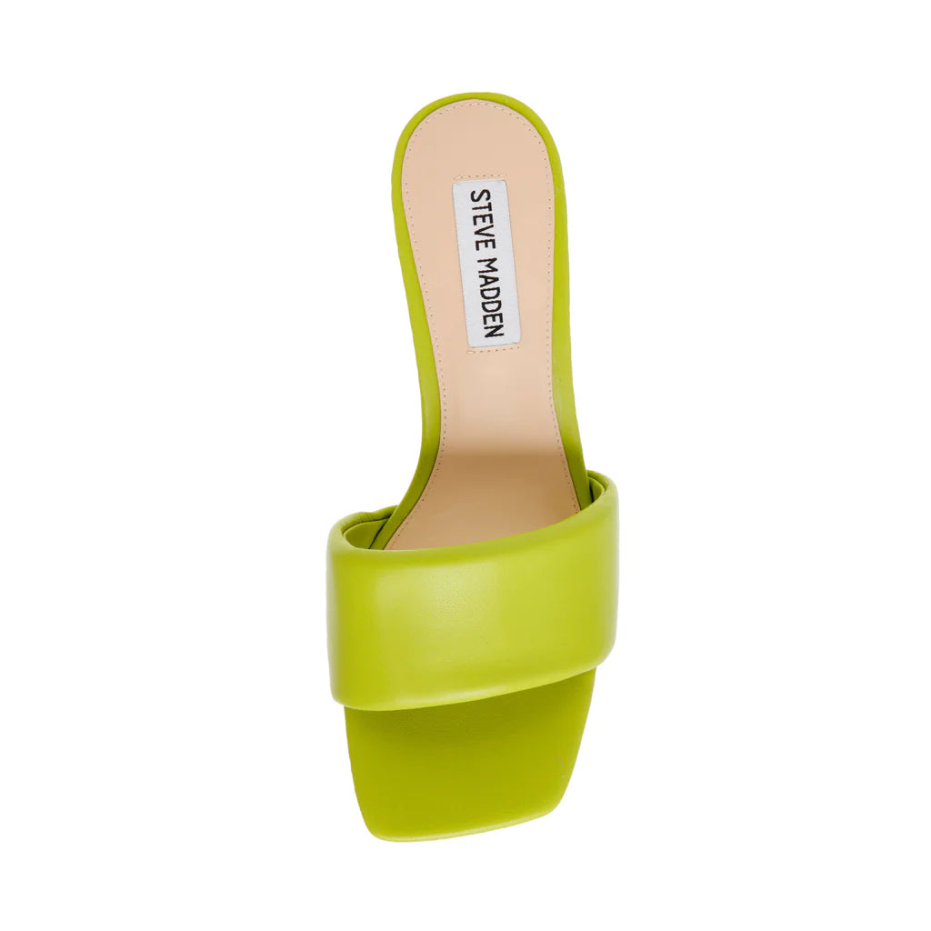 Lovebird Sandal - Neon Lime