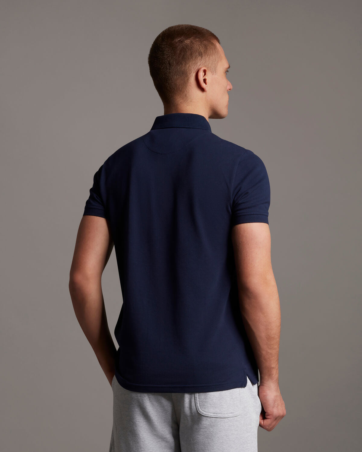Plain Polo Shirt - Navy