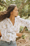 Karro Blouse - Lily Flower Lace