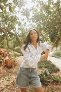 Karro Blouse - Lily Flower Lace