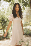Sienna Short Dress - Pink Flower