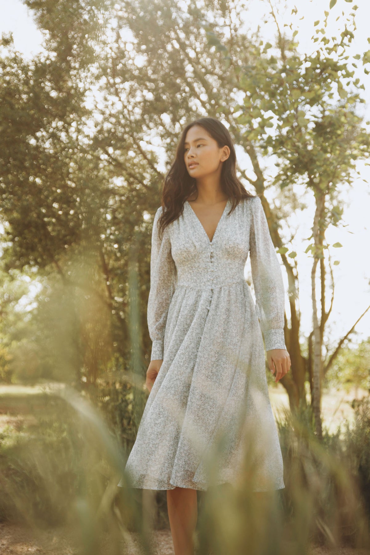 Ella Dress - Viola Flower