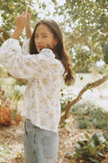 Karro Blouse - Lily Flower Lace