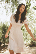 Sienna Short Dress - Pink Flower