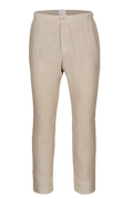 Amalfi Slim Linen Pant - Sand Dune