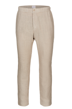 Amalfi Slim Linen Pant - Sand Dune