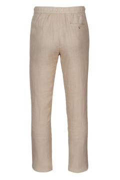 Amalfi Slim Linen Pant - Sand Dune