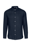 Amalfi Linen Shirt - Navy