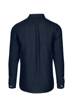 Amalfi Linen Shirt - Navy