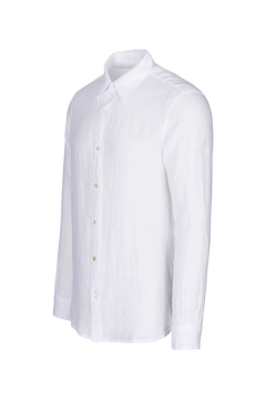 Amalfi Linen Shirt - White
