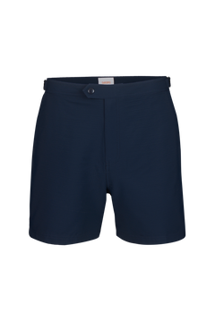 Sola Seersucker Swim Shorts - Navy