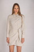 Sabre Linen Light - Beige Melange