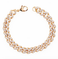 Mexican Chain Bracelet - Clear